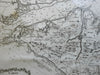 Isle of Wight by itself United Kingdom England 1760 Bellin detailed map