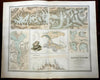 Glacial Systems of the Alps Glacier Phenomena 1856 Johnston scientific folio map