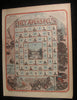 Het Apenspel Monkeys Apes c.1900 Dutch board game Amsterdam Senefelder color