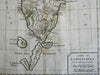 Kamchatka Peninsula Russian Empire East Asia 1760 Bellin map