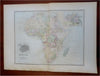 Africa Egypt St. Helena Cape Colony Abyssinia Congo 1889-93 Bradley folio map
