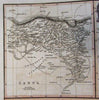 British India Nepal detailed large inset Cabul 1817 Thomson engraved map