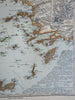Balkan Peninsula set of 4 maps Bulgaria Serbia Greece 1891 Stieler very detailed