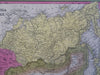 Russia in Asia Siberia Caucasus Kamchatka Japan 1848 Cowperthwait Mitchell map