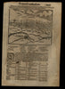 Brabant Mechelen prospect city view 1598 Munster Cosmography wood cut print