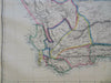 South Africa Cape Colony Natal Boer Republics c. 1856-72 Weller 2 sheet map