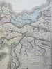 Asia Minor Anatolia Lydia Bithynia Cappadocia Pontus 1855 Philip Historical map
