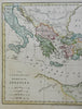 Travels of the Apostles Greece Anatolia Syria 1798 Wilkinson historical map