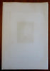 Elizabeth I English Queen c. 1850's fine India Proof engraved portrait