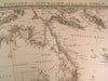 Australia New Zealand Pacific Islands Hooked Lake Torrens 1857 scarce map