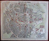 Vienna Austria 1883 Lett's SDUK city plan