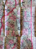 New Hampshire Vermont 1891 Colton folding pocket map large fine scarce