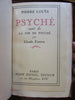 Psyche Erotica story 1927 leather Art Nouveau book binding Limited Ed. #309