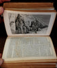 Gazetteer Pocket Atlas Geography of World 1857 book 7 maps & 16 engravings