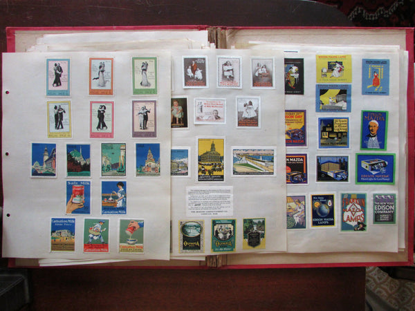 American Poster Stamp Collection c.1915 Wonderful lot 830 stamps Art D –  Brian DiMambro