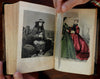 Peterson's Lady's Magazine 1864 Annual 12 issues color fashion plates leather book