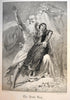 Artist album w/ 48 tinted lithographs 1854 Dusseldorf Howitt Trubner rare book