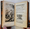 Phaedrus Fables w/ engravings 1754 lovely French rare pocket book