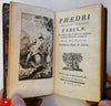 Phaedrus Fables w/ engravings 1754 lovely French rare pocket book