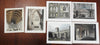 Ackermann aquatints 1809-14 lot of 6 England British Churches Cathedrals London