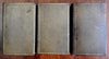 Cottage Bible 1830 Testaments by Williams diced leather set 3 vols. w/ 4 maps