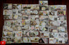 Cartographic trade cards c.1880's lot of 50 Arbuckle coffee world geography