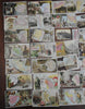 Cartographic trade cards c.1880's lot of 50 Arbuckle coffee world geography