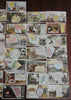 Cartographic trade cards c.1880's lot of 50 Arbuckle coffee world geography