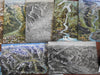 Switzerland Swiss Lakes Mountains c.1915-50 Lot of 55 vintage cartography post cards