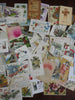 Vintage post card lot x 100 Embossed Greetings Holidays c.1900-20 era nice group