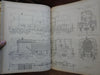 European Civil Engineering 1900 Journal Illustrated Le Genie Civil weekly leather book