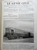 Civil Engineering in Europe 1901 French illustrated journal rare monumental book