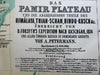 East Turkestan Pamir-Plateau Yarkund 1873-4 Sir Forsyth large detailed map & article