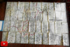 Boston Massachusetts pocket maps c. 1890 Damrell & Upton pair lovely scarce