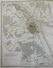 Belfast Harbor Maine 1879 Nautical chart beautiful detailed hand color