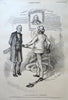 Bicycle & Sailing Races 1885 Harper's newspaper nautical Puritan Mikado Nast art