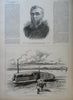Manhattan Beach Fireworks steeplechase 1885 Harper's Gilded Age newspaper issue