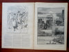 Manhattan Beach Fireworks steeplechase 1885 Harper's Gilded Age newspaper issue