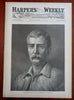 Women's Tennis print 1885 Henry Stanley cover Harper's Gilded Age issue Nast art
