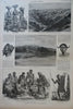 Women's Tennis print 1885 Henry Stanley cover Harper's Gilded Age issue Nast art