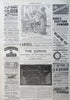 Women's Tennis print 1885 Henry Stanley cover Harper's Gilded Age issue Nast art