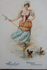 Schulyer's Chocolate Cards 1880's Lot x 10 wonderful chromolithographed Promos