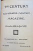 Century Illustrated Monthly 1886 Nov- 1887 April fine leather book Civil War etc