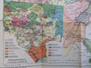 Volga Region Russia Soviet Era Travel Guide c. 1925 tourist book w/ 22 rare maps