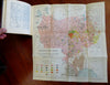 Volga Region Russia Soviet Era Travel Guide c. 1925 tourist book w/ 22 rare maps