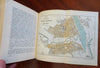 Volga Region Russia Soviet Era Travel Guide c. 1925 tourist book w/ 22 rare maps