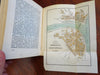 Volga Region Russia Soviet Era Travel Guide c. 1925 tourist book w/ 22 rare maps
