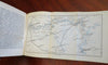 Volga Region Russia Soviet Era Travel Guide c. 1925 tourist book w/ 22 rare maps