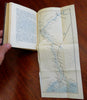 Volga Region Russia Soviet Era Travel Guide c. 1925 tourist book w/ 22 rare maps