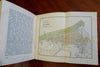 Volga Region Russia Soviet Era Travel Guide c. 1925 tourist book w/ 22 rare maps